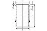 Tuleja cylindrowa GOETZE ENGINE 15-450220-00