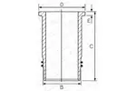 Tuleja cylindrowa GOETZE ENGINE 15-451040-00