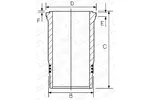 Tuleja cylindrowa GOETZE ENGINE 15-680070-00