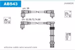 Przewody zapłonowe - zestaw JANMOR ABS43