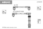 Przewody zapłonowe - zestaw JANMOR ABU43