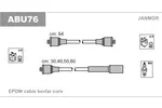 Przewody zapłonowe - zestaw JANMOR ABU76
