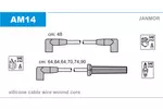 Przewody zapłonowe - zestaw JANMOR AM14