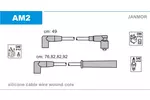Przewody zapłonowe - zestaw JANMOR AM2