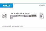 Przewody zapłonowe - zestaw JANMOR AM22