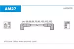 Przewody zapłonowe - zestaw JANMOR AM27