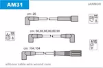 Przewody zapłonowe - zestaw JANMOR AM31
