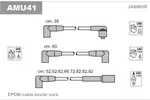 Przewody zapłonowe - zestaw JANMOR AMU41