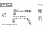 Przewody zapłonowe - zestaw JANMOR AMU67