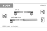 Przewody zapłonowe - zestaw JANMOR FU35