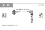 Przewody zapłonowe - zestaw JANMOR FU39