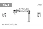 Przewody zapłonowe - zestaw JANMOR FU42