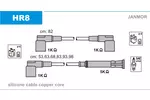 Przewody zapłonowe - zestaw JANMOR HR8