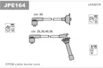 Przewody zapłonowe - zestaw JANMOR JPE164