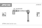 Przewody zapłonowe - zestaw JANMOR JPE190