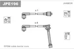 Przewody zapłonowe - zestaw JANMOR JPE196