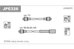 Przewody zapłonowe - zestaw JANMOR JPE326