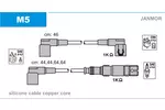 Przewody zapłonowe - zestaw JANMOR M5