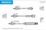 Przewody zapłonowe - zestaw JANMOR ODS224