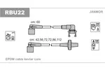 Przewody zapłonowe - zestaw JANMOR RBU22