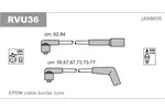 Przewody zapłonowe - zestaw JANMOR RVU36
