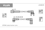 Przewody zapłonowe - zestaw JANMOR VLU9
