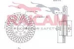 Tarcza hamulcowa RAICAM RD00211 (Oś przednia) - fot.3
