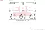 Przewody zapłonowe - zestaw EPS 1.499.020