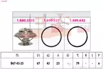 Termostat układu chłodzenia EPS 1.880.980