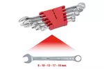 Zestaw kluczy, oczkowe / płaskie KS TOOLS 517.0045