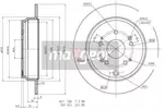 Tarcza hamulcowa MAXGEAR 19-1855 (Oś tylna) - fot.2
