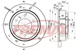 Tarcza hamulcowa FREMAX BD-8067 (Oś tylna)
