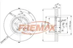 Tarcza hamulcowa FREMAX BD-0035