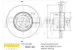 Tarcza hamulcowa FREMAX BD-0122
