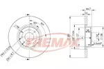Tarcza hamulcowa FREMAX BD-0355