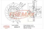 Tarcza hamulcowa FREMAX BD-0419