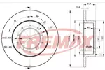 Tarcza hamulcowa FREMAX BD-0461