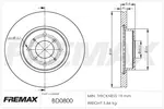 Tarcza hamulcowa FREMAX BD-0800