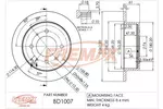Tarcza hamulcowa FREMAX BD-1007