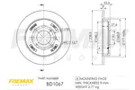 Tarcza hamulcowa FREMAX BD-1067