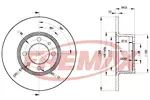 Tarcza hamulcowa FREMAX BD-1070