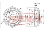 Bęben hamulcowy FREMAX BD-1103