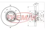 Tarcza hamulcowa FREMAX BD-1367