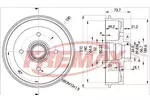 Bęben hamulcowy FREMAX BD-1511