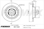 Tarcza hamulcowa FREMAX BD-1568