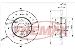 Tarcza hamulcowa FREMAX BD-1701