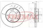 Tarcza hamulcowa FREMAX BD-1712