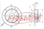 Tarcza hamulcowa FREMAX BD-2000
