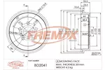 Bęben hamulcowy FREMAX BD-2041