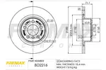 Tarcza hamulcowa FREMAX BD-2216